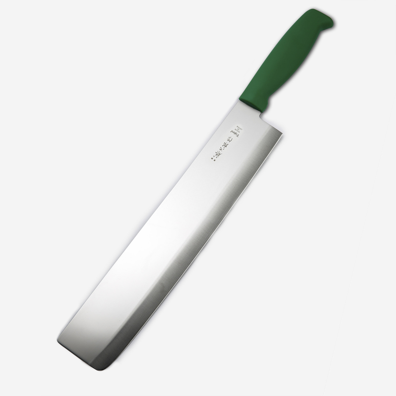 日本TOJIRO（藤次郎）不锈钢大型万能包丁刀 厨刀FG-3600绿色