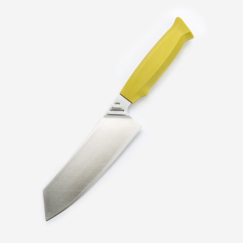 日本TOJIRO（藤次郎）鉬釩鋼一體式廚刀 切片刀FD-1204黃色