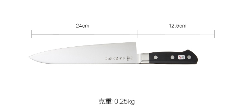 日本TOJIRO（藤次郎）粉末钢牛刀菜刀厨刀切片刀F-521 - Tojiro藤次郎刀 