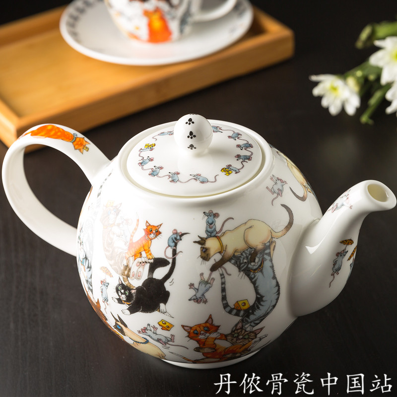 骨瓷茶壶