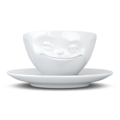 德国原产FIFTYEIGHT TASSEN,陶瓷卡通表情碗咖啡碗咖啡杯100ml