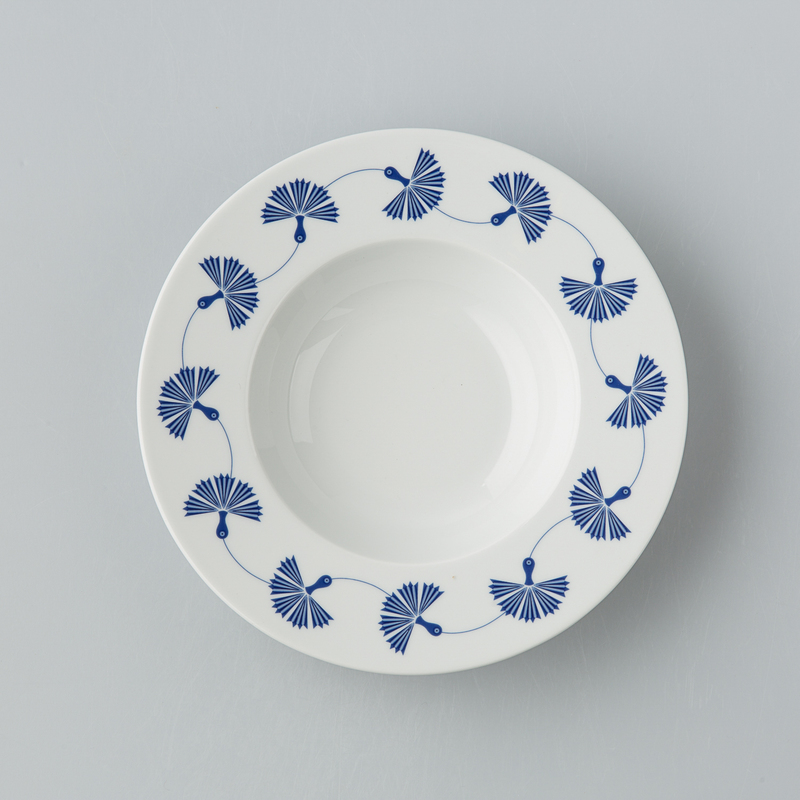 德国原产Seltmann Weiden陶瓷汤碗 蓝色律动系列蓝色23cm