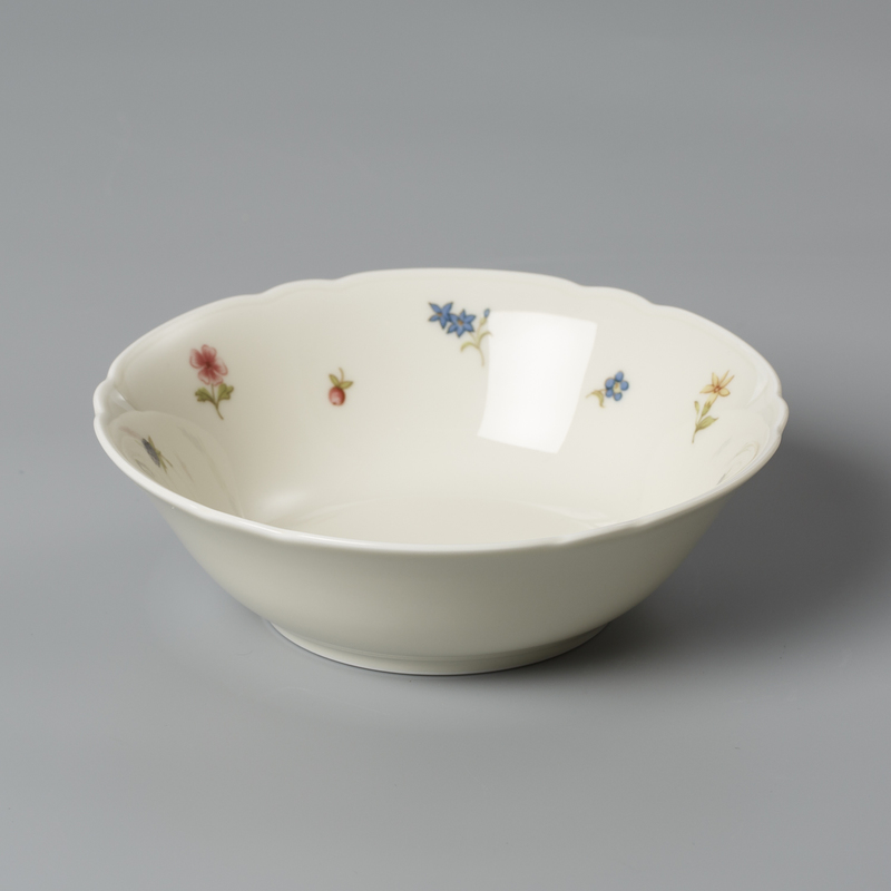 德国原产Seltmann Weiden陶瓷碗西餐具 彩色小花系列400ml