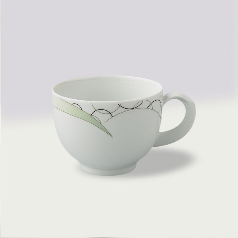 德国原产Seltmann Weiden咖啡杯  陶瓷南湾风情绿色230ml