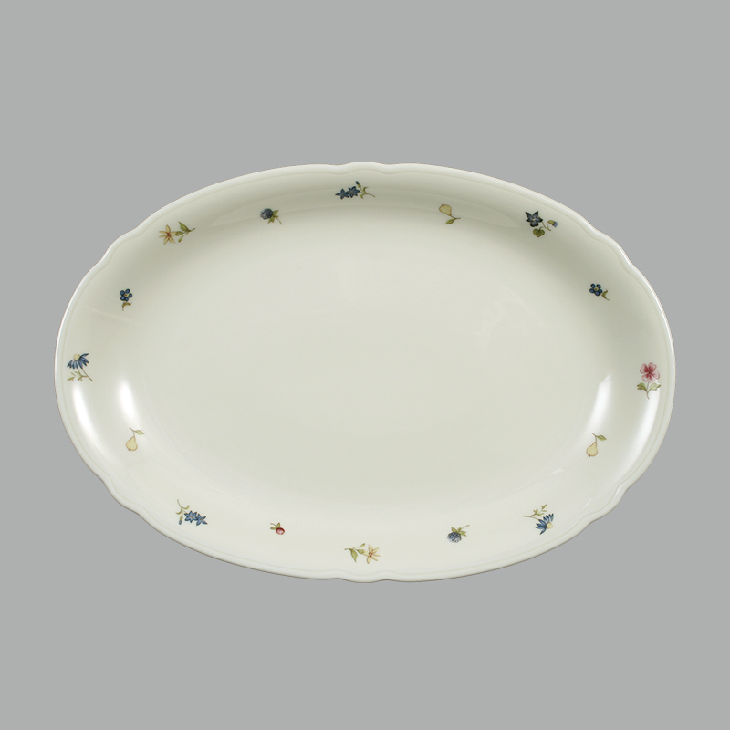德国原产Seltmann Weiden瓷餐盘 西餐具彩色小花系列31cm