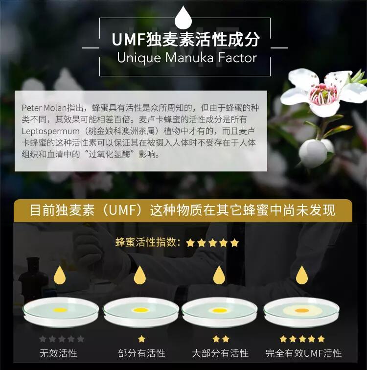 kare麦卢卡蜂蜜umf15+  富含UMF独麦素活性成分